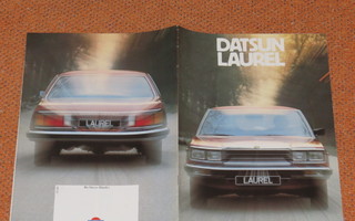 1980 Datsun Laurel esite - KUIN UUSI - 20 sivua