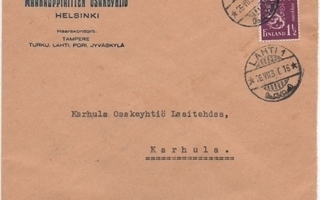 Firmakuori Lahti Maakauppiaitten Oy 1930 kaunis