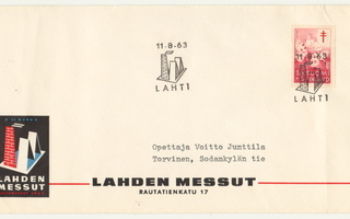 Erikoisleima Lahti Lahden messut 1963 tapahtuman kuorella