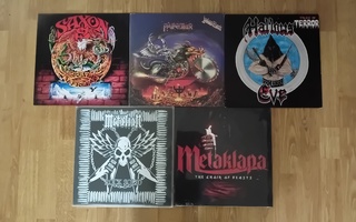 5 x Heavy metal LP