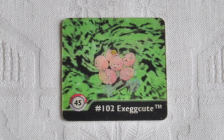 #102 Exeggcute / #103 Exeggutor hologrammi Pokemon kortti