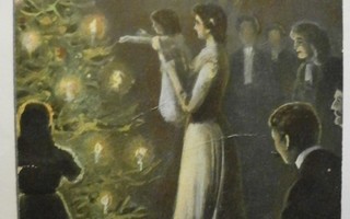 Herrasväen joulunviettoa, vanha joulupk, p. 1908