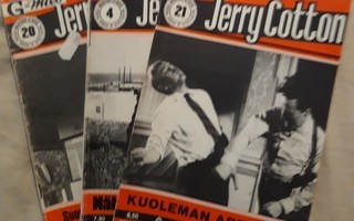 Jerry  Cotton 80-luku 3kpl