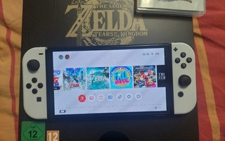 Nintendo Switch Oled+pelit