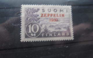 Zeppelin postimerkki vuodelta 1930 *