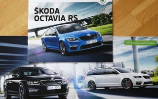 2016 Skoda Octavia RS esite - KUIN UUSI - 24 sivua - suom