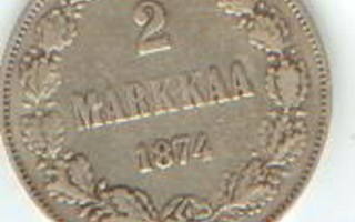 2 mk 1874 Ag