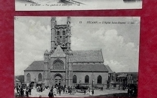 Fécamp (Ranska): 3 postcards/postikorttia