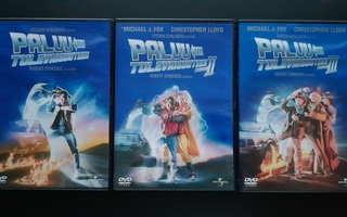 DVD: Paluu Tulevaisuuteen 1-3 (Michael J.Fox 1985-1990/2005)
