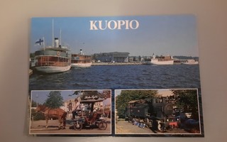 PK Kuopio laiva Lokki, juna höyryveturi *