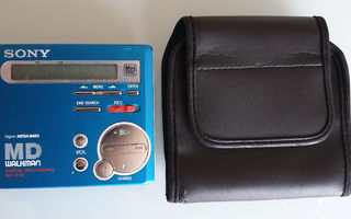 Sony minidisc MZ-R70 sininen