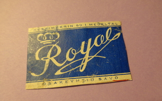TT-etiketti Royal
