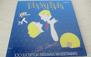 8 LP-LEVYN BOXI : Tanssitaan Lets dance, 100 iskelmää