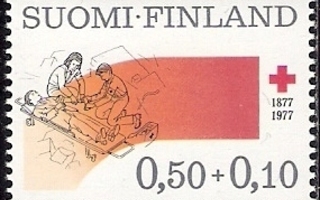 1977 Punainen Risti 0,50 + 0,10 mk **  LaPe 798