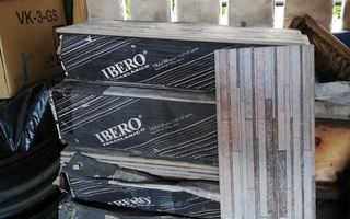 IBERO Porcelanico laatat, 4 pakettia, uudet, koko 18,6X56cm