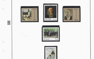 Ahvenanmaa postimerkit 1992 postituoreet