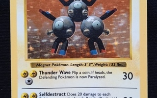 Pokemon kortti Magneton 9/102 shadowless holo