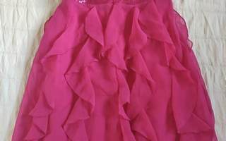 140 cm Lindex salsa -tyylinen mekko aniliininpunainen
