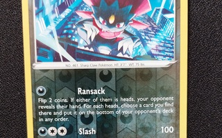 Pokemon kortti Weavile 087/172 reverse holo