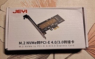 JEYI M.2 NVME SSD to PCIE X1 Adapter Card