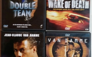 Jean Claude van Damme 4 Kpl  -DVD
