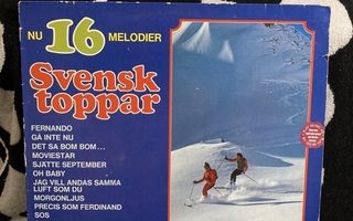 Svensktoppar - Nu 16 Melodier LP