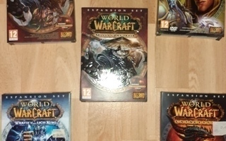 World of Warcraft pelisarja kokoelma 5 peliä + Diablo 3