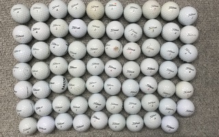 Golfpalloja, 69 kpl, käytettyjä, Titleist
