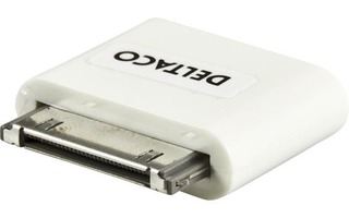 Deltaco Dock Adapteri, Dock uros - USB Micro-B naaras, valk.