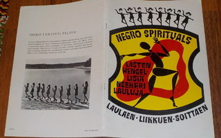 NEGRO SPIRITUALS - Lasten hengellisiä neekerilauluja 1973