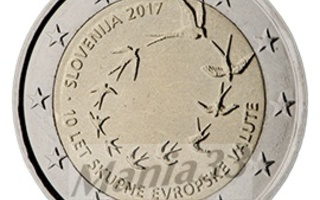 2€ Rulla Slovenia 2017 10v euron käyttöönotosta