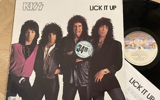Kiss – Lick It Up (SUOMI 1982 LP + sisäpussi)