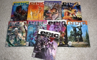 Epic Illustrated # 1 – 9 (Marvel Comics, 1980-1981)