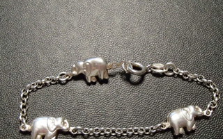 Elefantti rannekoru pieneen ranteeseen/lapselle, 15,5cm