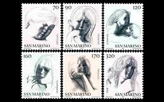 San Marino 1133-8 ** Kansalaishyveet (1977)