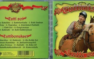 TUTTIRITARI . CD-LEVY . TUTTI SOI + TUTTIBONUKSET