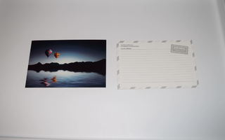 postikortti kuumailmapallo