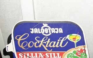 Vanha pahvinen kaupan mainos Jalostaja Gogtail silliä .