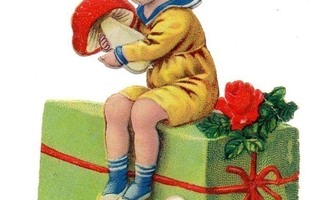 WANHA / Suloinen lapsi, suuri lahja, kärpässienet. 1900-l.