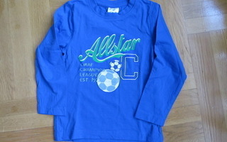 CIRAF kiva sininen pitkähihainen paita "Allstar" koko 104. myynnissä  PORVOO