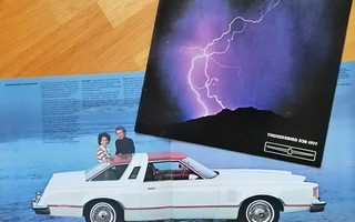 1977 Ford Thunderbird esite - ISO - KUIN UUSI  - 16 sivua