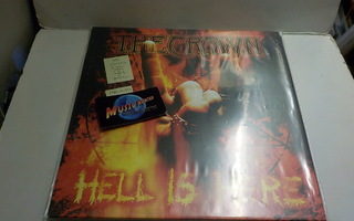 THE CROWN - HELL IS HERE  LP+INSERT+POSTER UUSI