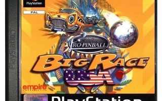 Pro Pinball BIG RACE U.S.A. (PS1), CIB