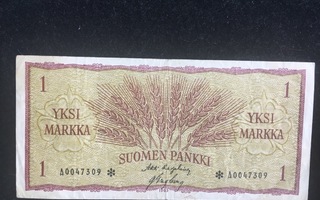1 Markka 1963 A0047309*  Kar-Eng Kl4