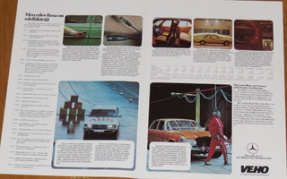 1979 Mercedes-Benz historia diesel esite - KUIN UUSI - suom