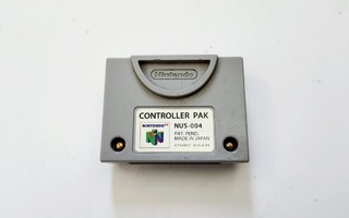 N64 - Nintendo Controller Memory Pak muistikortti