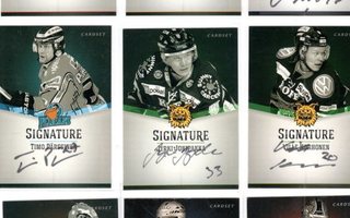 2012-13 Cardset Signature # Pekka Tuokkola Tappara /125