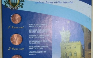 2006 San Marino 1c,2c,5c korttissa