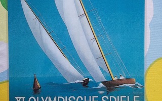 XI. Olympische Spiele Segeln 1936 - laminoitu juliste