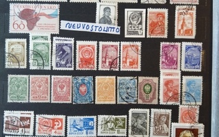 Tsekkoslovakia & Neuvostoliitto postimerkkejä erä
